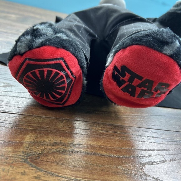 Build A Bear Star Wars Teddy Plush Black Dark Light Side Stuffed Animal 16" BABW - Picture 3 of 10